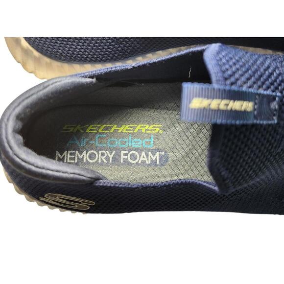 Skechers Men's Navy Slip-On Sneakers Size 8.5 - Picture 9 of 9